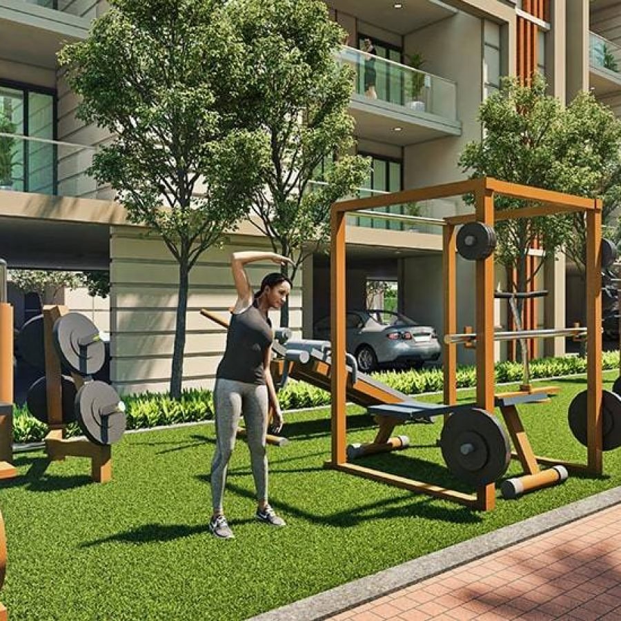 Signature Global City 37D II outdoor-gym