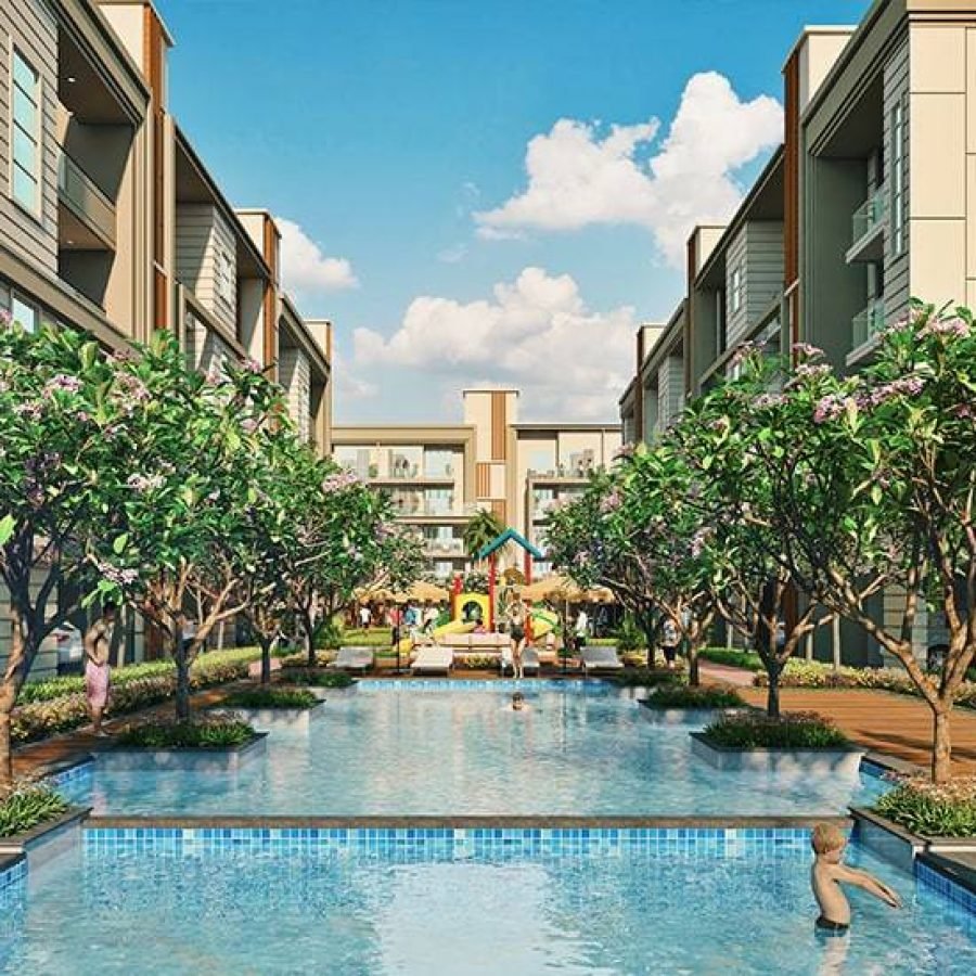 Signature Global City 37D II swimming